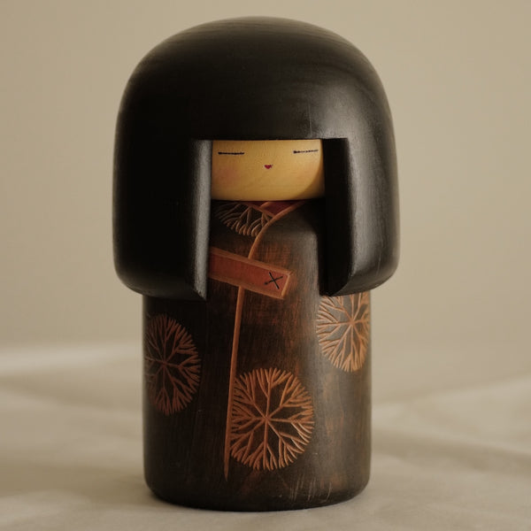 KOKESHI VINTAGE PAR SANSAKU SEKIGUCHI / MASSIVE / 21 CM