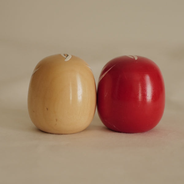 DUO DE DARUMA VINTAGES PAR SATO NORIO / 6 CM