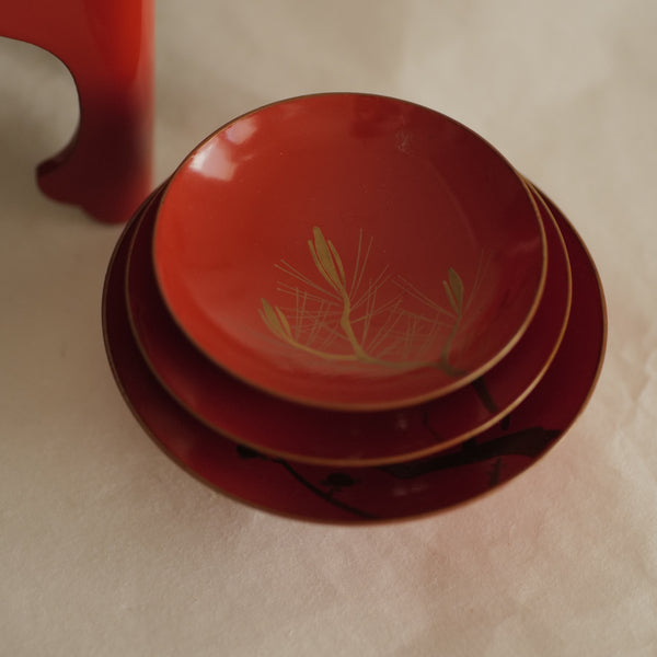 SET À SAKÉ LAQUÉ VINTAGE