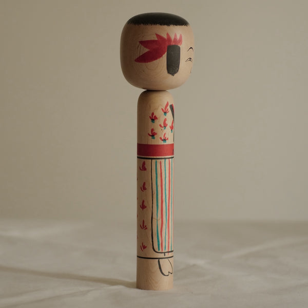 KOKESHI YAMAGATA VINTAGE PAR KOBAYASHI SEIJIRO / 25 CM