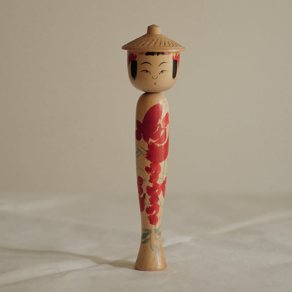 KOKESHI YAMAGATA VINTAGE PAR KOBAYASHI SEIJIRO / 22 CM / RÉSERVÉE POUR CHRISTINE