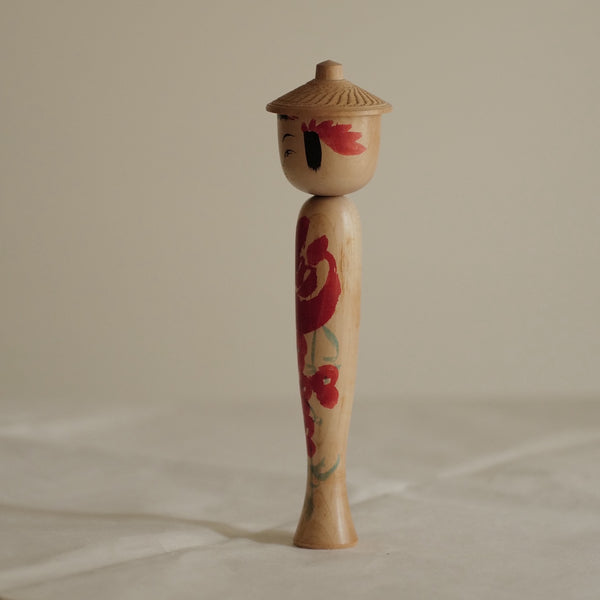 KOKESHI YAMAGATA VINTAGE PAR KOBAYASHI SEIJIRO / 22 CM / RÉSERVÉE POUR CHRISTINE