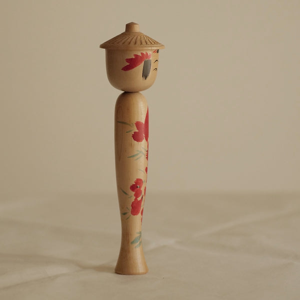 KOKESHI YAMAGATA VINTAGE PAR KOBAYASHI SEIJIRO / 22 CM / RÉSERVÉE POUR CHRISTINE