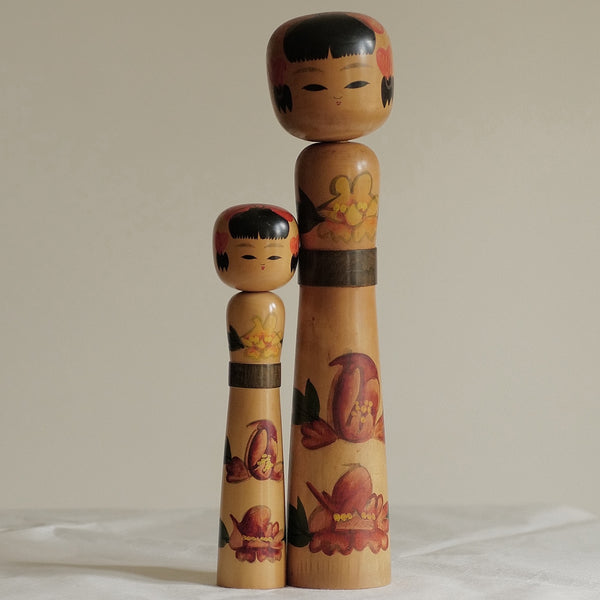 KOKESHI VINTAGE PAR SUSUMAGO MORIZO / 37 CM