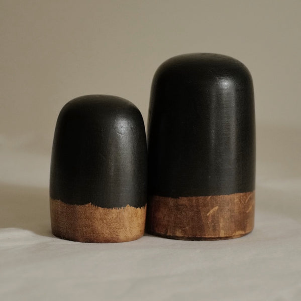 DUO DE KOKESHI VINTAGE PAR SANPEI YAMANAKA / 11 CM