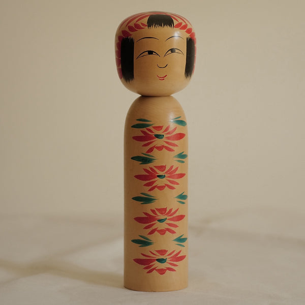 KOKESHI VINTAGE DE STYLE NANBU PAR SATO TADAO / 25 CM