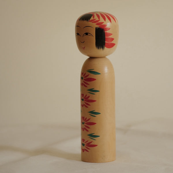 KOKESHI VINTAGE DE STYLE NANBU PAR SATO TADAO / 25 CM