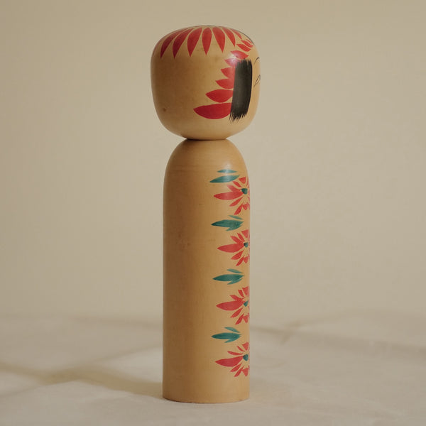 KOKESHI VINTAGE DE STYLE NANBU PAR SATO TADAO / 25 CM