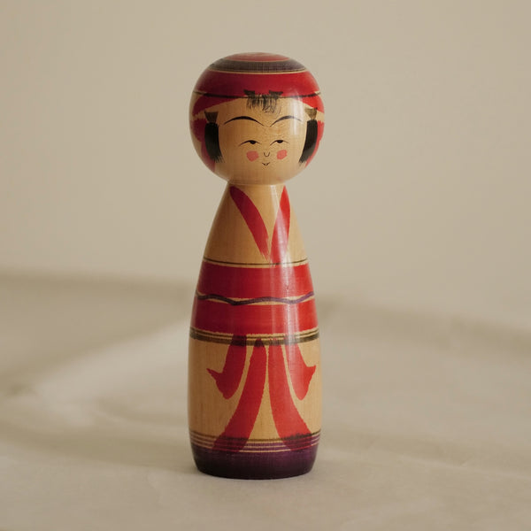 KOKESHI YAJIRO VINTAGE PAR NIYAMA YOSHINORI / 19 CM