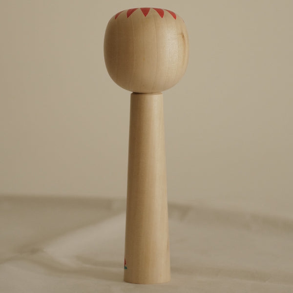 KOKESHI VINTAGE YAJIRO PAR TAKADA TOSHIO / 24,5 CM
