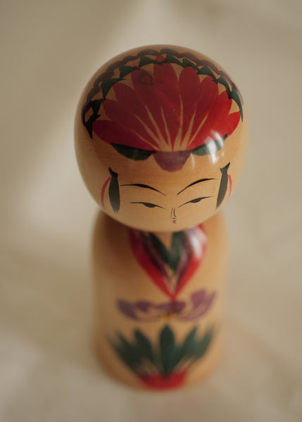 KOKESHI YAJIRO VINTAGE PAR SATO YOSHIAKI / 21 CM