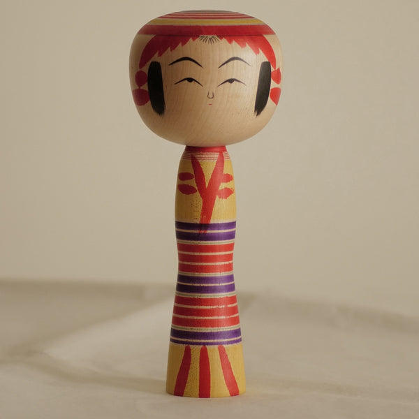 KOKESHI VINTAGE YAJIRO PAR YOKOYAMA MIZUKI / HOCHET / 24,5 CM