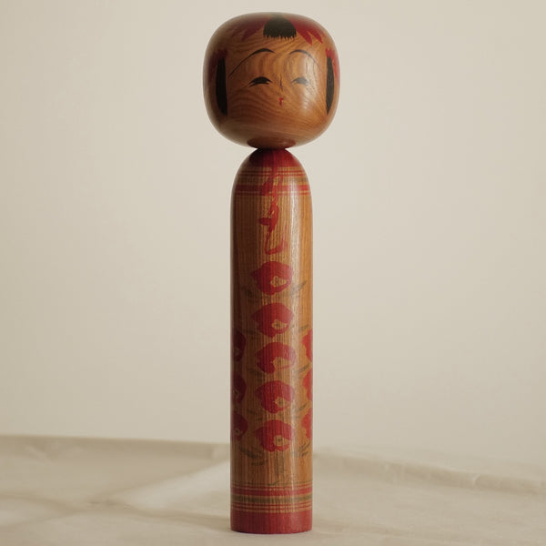 GRANDE KOKESHI YAMAGATA VINTAGE PAR MIYAJIMA SHIGEAKI (MUHITSU) / 37 CM