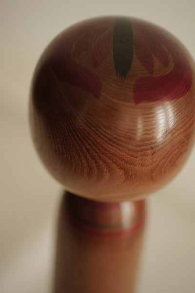 GRANDE KOKESHI YAMAGATA VINTAGE PAR MIYAJIMA SHIGEAKI (MUHITSU) / 37 CM