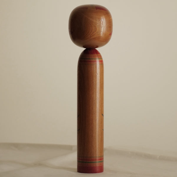 GRANDE KOKESHI YAMAGATA VINTAGE PAR MIYAJIMA SHIGEAKI (MUHITSU) / 37 CM