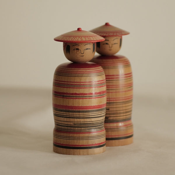 KOKESHI VINTAGE TSUCHIYU HOCHET PAR SAKUMA YOSHIO / 13,5 CM