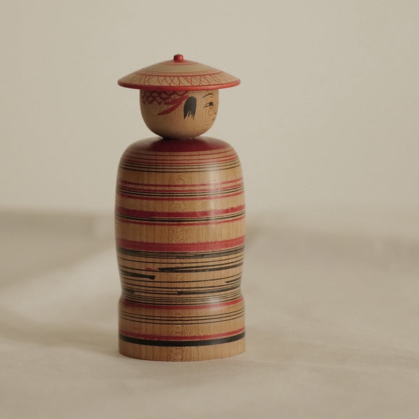KOKESHI VINTAGE TSUCHIYU HOCHET PAR SAKUMA YOSHIO / 13,5 CM