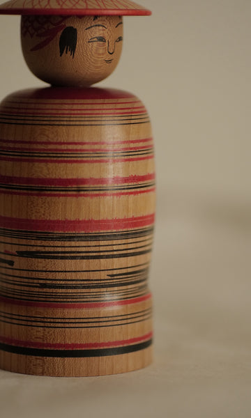 KOKESHI VINTAGE TSUCHIYU HOCHET PAR SAKUMA YOSHIO / 13,5 CM
