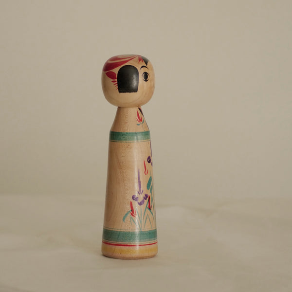KOKESHI VINTAGE DE STYLE ZAO PAR ABE SHINYA / 20 CM