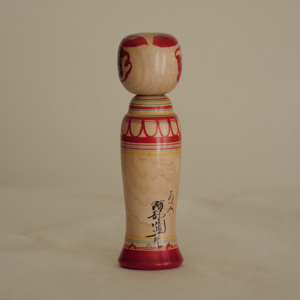 KOKESHI VINTAGE DE STYLE ZAO PAR ABE SHINYA / 20 CM