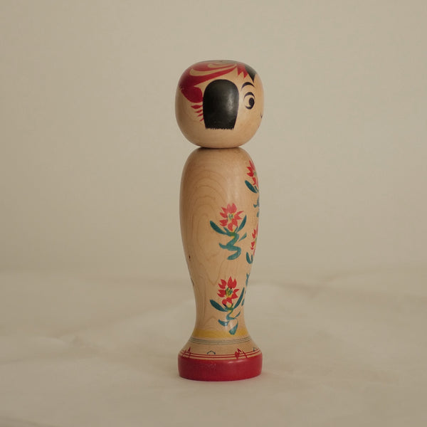 KOKESHI VINTAGE DE STYLE ZAO PAR ABE SHINYA / 20 CM