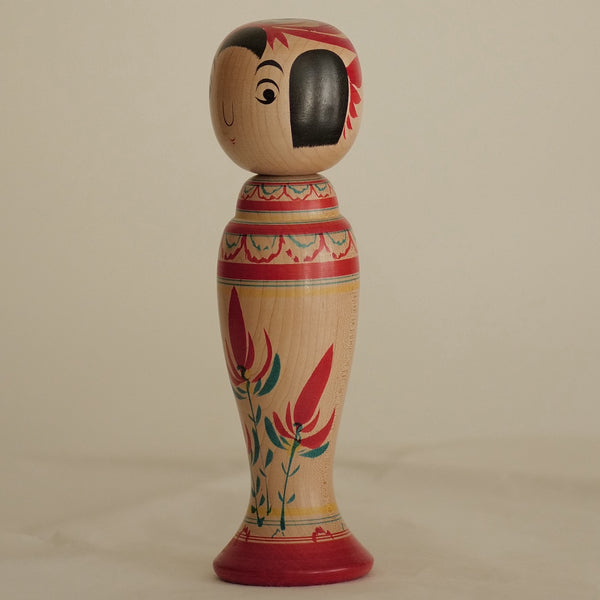 KOKESHI VINTAGE DE STYLE ZAO PAR ABE SHINYA / 25 CM