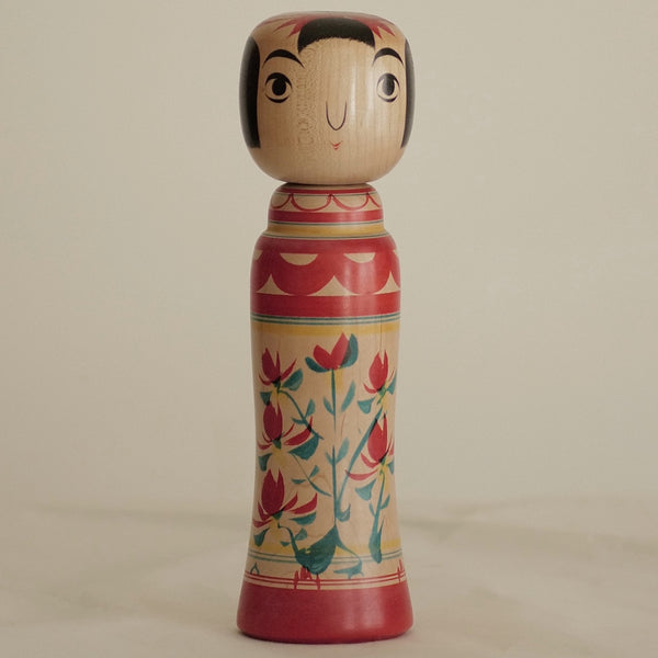 KOKESHI VINTAGE DE STYLE ZAO PAR ABE SHINYA / 25 CM