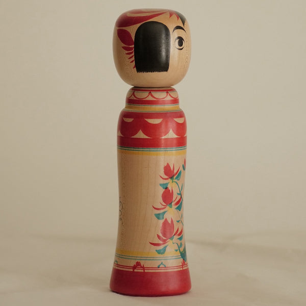KOKESHI VINTAGE DE STYLE ZAO PAR ABE SHINYA / 25 CM