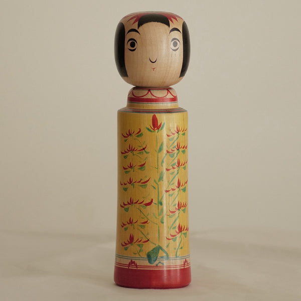KOKESHI VINTAGE DE STYLE ZAO PAR ABE SHINYA / 25 CM