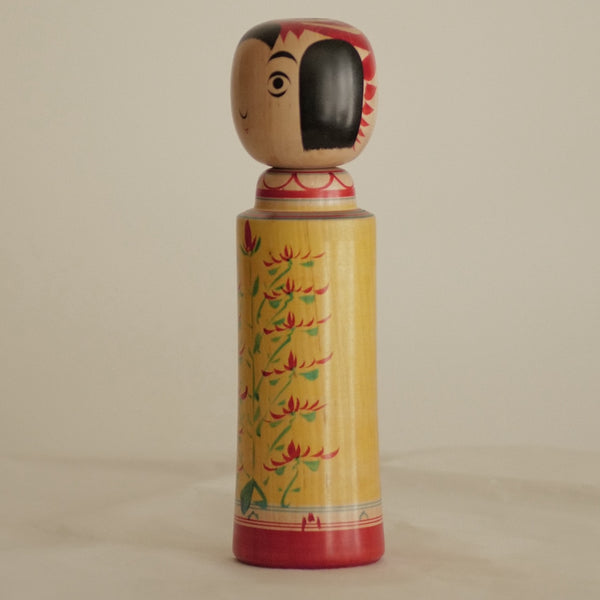 KOKESHI VINTAGE DE STYLE ZAO PAR ABE SHINYA / 25 CM