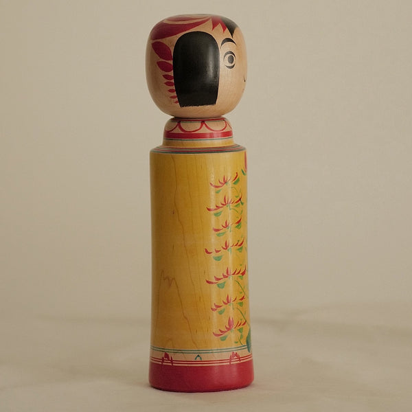KOKESHI VINTAGE DE STYLE ZAO PAR ABE SHINYA / 25 CM