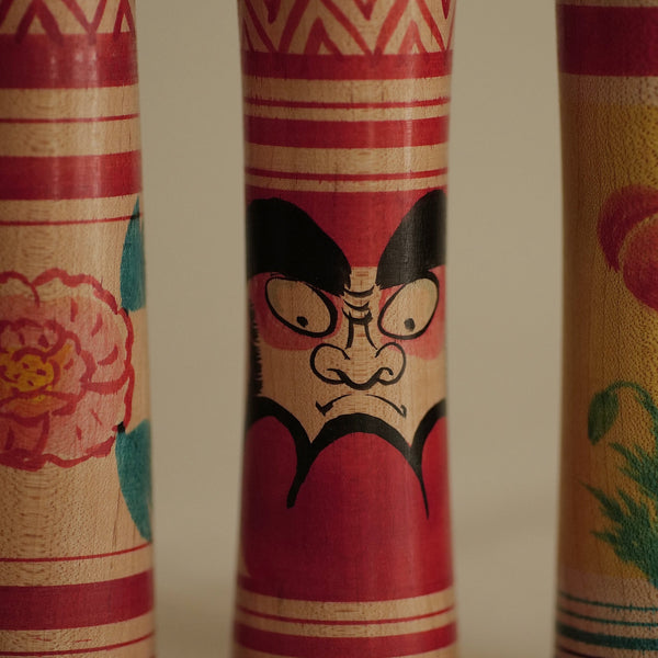 KOKESHI VINTAGE DE STYLE TSUGARU PAR HASEGAWA KENZO / 22 CM