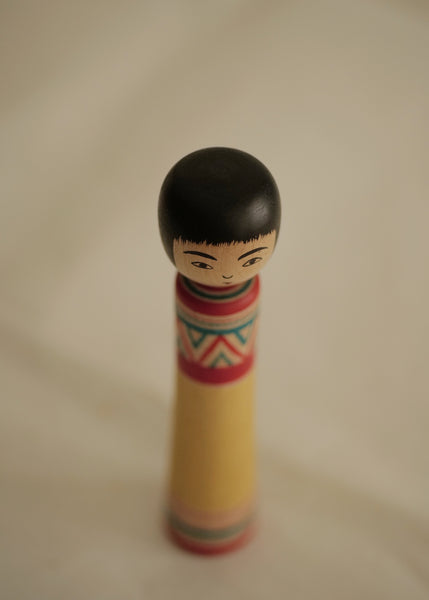 KOKESHI VINTAGE DE STYLE TSUGARU PAR HASEGAWA KENZO / 16,5 CM