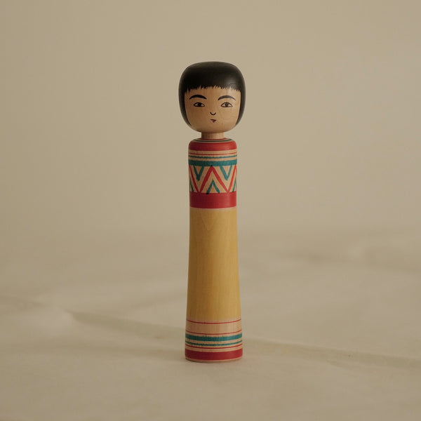 KOKESHI VINTAGE DE STYLE TSUGARU PAR HASEGAWA KENZO / 16,5 CM