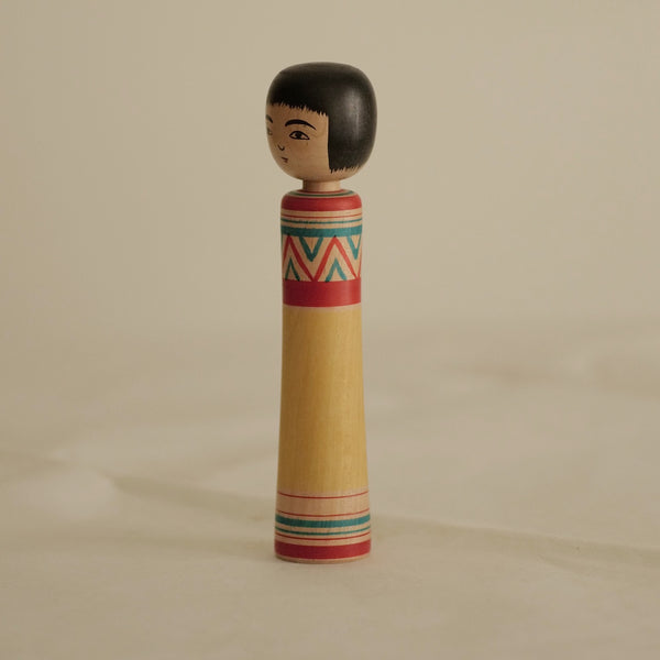 KOKESHI VINTAGE DE STYLE TSUGARU PAR HASEGAWA KENZO / 16,5 CM