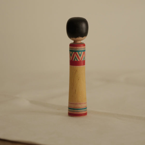 KOKESHI VINTAGE DE STYLE TSUGARU PAR HASEGAWA KENZO / 16,5 CM