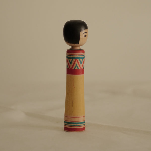 KOKESHI VINTAGE DE STYLE TSUGARU PAR HASEGAWA KENZO / 16,5 CM