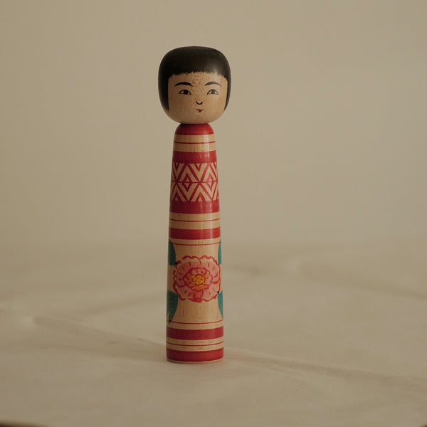 KOKESHI VINTAGE DE STYLE TSUGARU PAR HASEGAWA KENZO / 22 CM