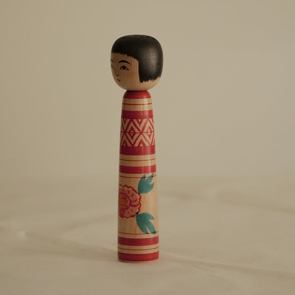 KOKESHI VINTAGE DE STYLE TSUGARU PAR HASEGAWA KENZO / 22 CM