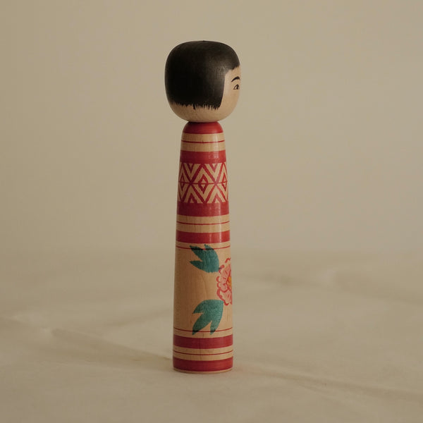 KOKESHI VINTAGE DE STYLE TSUGARU PAR HASEGAWA KENZO / 22 CM