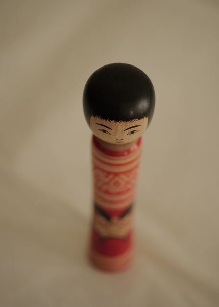 KOKESHI VINTAGE DE STYLE TSUGARU PAR HASEGAWA KENZO / 22 CM