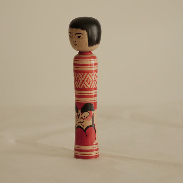 KOKESHI VINTAGE DE STYLE TSUGARU PAR HASEGAWA KENZO / 22 CM