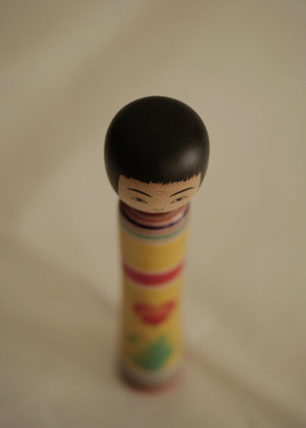 KOKESHI VINTAGE DE STYLE TSUGARU PAR HASEGAWA KENZO / 22 CM