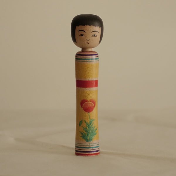 KOKESHI VINTAGE DE STYLE TSUGARU PAR HASEGAWA KENZO / 22 CM