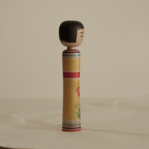 KOKESHI VINTAGE DE STYLE TSUGARU PAR HASEGAWA KENZO / 22 CM