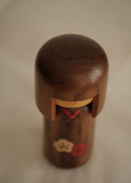 KOKESHI BOÎTE VINTAGE PAR USABURO / 20 CM