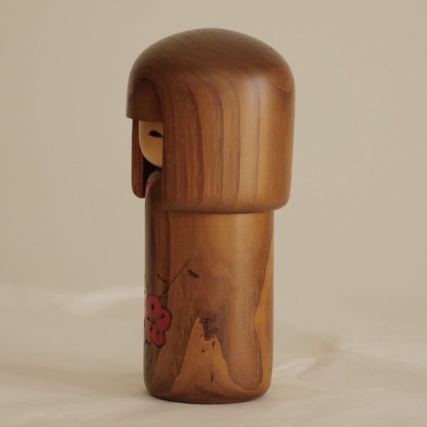 KOKESHI BOÎTE VINTAGE PAR USABURO / 20 CM