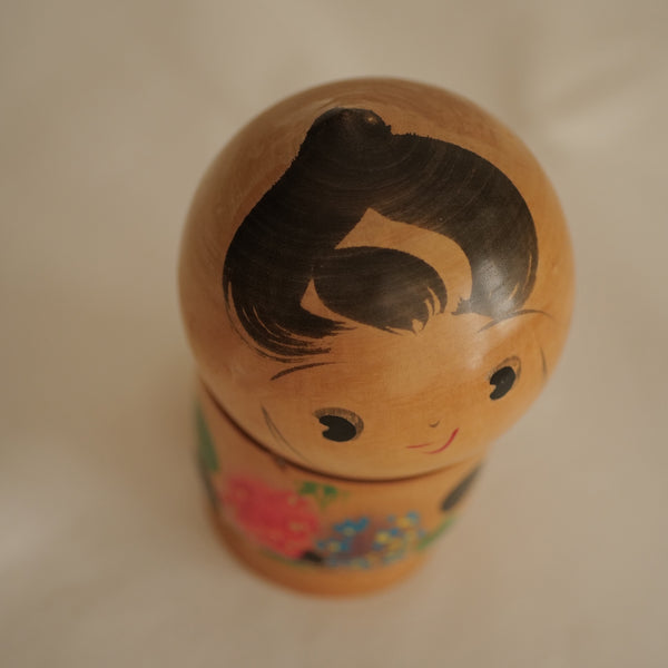 KOKESHI BOÎTE VINTAGE PAR TAKESHI / 14,5 CM