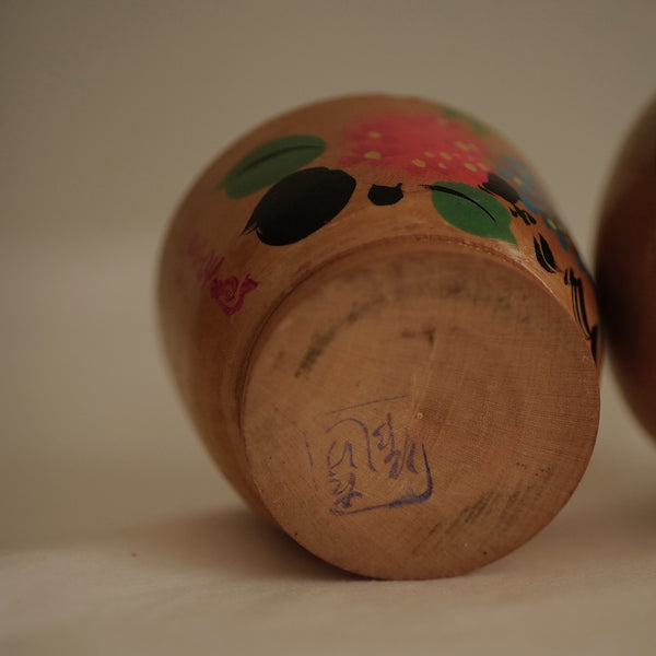 KOKESHI BOÎTE VINTAGE PAR TAKESHI / 14,5 CM
