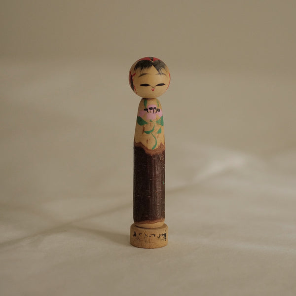 KOKESHI À MESSAGE VINTAGE / 10,50 CM